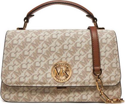 ΓΥΝΑΙΚΕΙΑ ΤΣΑΝΤΑ ΧΕΙΡΟΣ ΜΕ ALL-OVER MONOGRAM ''DELANCEY'' - 30T4GD8S6B ΜΠΕΖ MICHAEL KORS