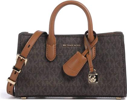 ΓΥΝΑΙΚΕΙΑ ΤΣΑΝΤΑ ΧΕΙΡΟΣ ΜΕ ALL-OVER MONOGRAM PRINT ''SCARLETT'' - 32F4GETC0B ΚΑΦΕ MICHAEL KORS