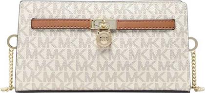 ΓΥΝΑΙΚΕΙΑ ΤΣΑΝΤΑ CROSSBODY ΜΕ ALL-OVER MONOGRAM ''HAMILTON'' - 32F5GNXC0B ΕΚΡΟΥ MICHAEL KORS