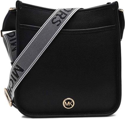 ΓΥΝΑΙΚΕΙΑ ΤΣΑΝΤΑ CROSSBODY ΜΕ ΜΕΤΑΛΛΙΚΟ ΛΟΓΟΤΥΠΟ - 30R4G99M7L ΜΑΥΡΟ MICHAEL KORS