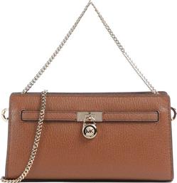ΓΥΝΑΙΚΕΙΑ ΤΣΑΝΤΑ CROSSBODY ΜΕ ΜΕΤΑΛΛΙΚΟ ΛΟΓΟΤΥΠΟ ''HAMILTON'' - 32F5GNXC0L ΤΑΜΠΑ MICHAEL KORS