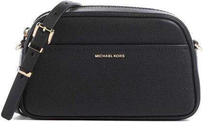 ΓΥΝΑΙΚΕΙΑ ΤΣΑΝΤΑ CROSSBODY ΜΕ ΜΕΤΑΛΛΙΚΟ ΛΟΓΟΤΥΠΟ ''JET SET'' - 32F5GJ6C5L ΜΑΥΡΟ MICHAEL KORS