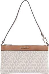 ΓΥΝΑΙΚΕΙΑ ΤΣΑΝΤΑ ΩΜΟΥ ΜΕ ALL-OVER MONOGRAM ''JET SET'' - 32F5GJ6F6B ΕΚΡΟΥ MICHAEL KORS