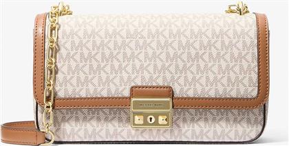 ΓΥΝΑΙΚΕΙΑ ΤΣΑΝΤΑ ΩΜΟΥ ΜΕ ALL-OVER MONOGRAM ''TRIBECA'' - 30R5G2RL7B ΚΡΕΜ MICHAEL KORS