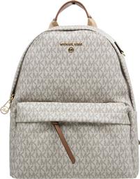 ΓΥΝΑΙΚΕΙΟ BACKPACK ΜΕ ΑΛΥΣΙΔΑ ''SLATER'' - 30T0G04B6B ΕΚΡΟΥ MICHAEL KORS