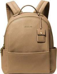 ΓΥΝΑΙΚΕΙΟ BACKPACK ΜΕ ΜΕΤΑΛΛΙΚΟ ΛΟΓΟΤΥΠΟ ''SABLE'' - 30T5G3XB2L ΜΠΕΖ MICHAEL KORS