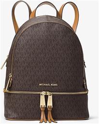 ΓΥΝΑΙΚΕΙΟ BACKPACK ''RHEA MEDIUM LOGO'' - 30S7GEZB1B ΚΑΦΕ MICHAEL KORS