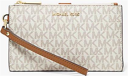 ΓΥΝΑΙΚΕΙΟ ΠΟΡΤΟΦΟΛΙ ΜΕ ALL-OVER MONOGRAM PRINT ''JET SET'' - 32F1GJ6W4B ΕΚΡΟΥ MICHAEL KORS