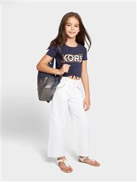 T-SHIRT R15188 S ΣΚΟΥΡΟ ΜΠΛΕ REGULAR FIT MICHAEL KORS