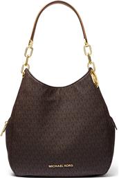 ΜICHAEL KORS ΓΥΝΑΙΚΕΙΑ ΤΣΑΝΤΑ ΩΜΟΥ ''LILLIE LARGE LOGO'' - 30T9G0LE3B ΚΑΦΕ MICHAEL KORS