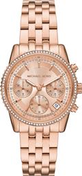 ΡΟΛΟΙ RITZ LADIES CHRONOGRAPH MK7531 ΡΟΖ MICHAEL KORS