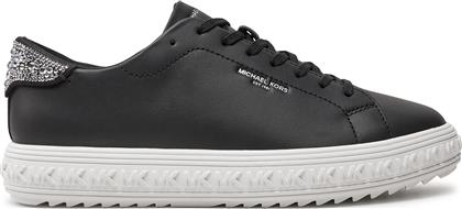 ΑΘΛΗΤΙΚΑ GROVE LACE UP 43H3GVFS1L ΜΑΥΡΟ MICHAEL KORS