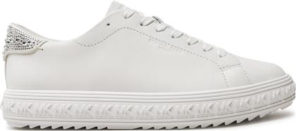 ΑΘΛΗΤΙΚΑ GROVE LACE UP 43H3GVFS2L ΛΕΥΚΟ MICHAEL KORS