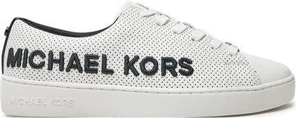 ΑΘΛΗΤΙΚΑ KEATON LACE UP 43R5KEFS1L ΛΕΥΚΟ MICHAEL KORS