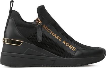 ΑΘΛΗΤΙΚΑ WILLIS WEDGE TRAINER 43F3WIFS1D ΜΑΥΡΟ MICHAEL KORS
