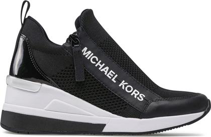 ΑΘΛΗΤΙΚΑ WILLIS WEDGE TRAINER 43S2WIFS1D ΜΑΥΡΟ MICHAEL KORS