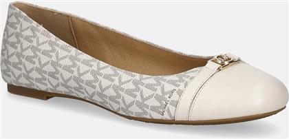 ΜΠΑΛΑΡΙΝΕΣ MANDY FLAT ΧΡΩΜΑ: ΜΠΕΖ, 40F5MAFP1L.150 MICHAEL KORS