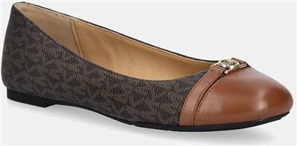 ΜΠΑΛΑΡΙΝΕΣ MANDY FLAT ΧΡΩΜΑ: ΚΑΦΕ, 40F5MAFP1L.200 MICHAEL KORS