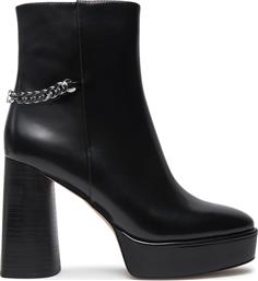 ΜΠΟΤΑΚΙΑ CARLISLE LEATHER PLATFORM BOOT 40F4CLME1L ΜΑΥΡΟ MICHAEL KORS