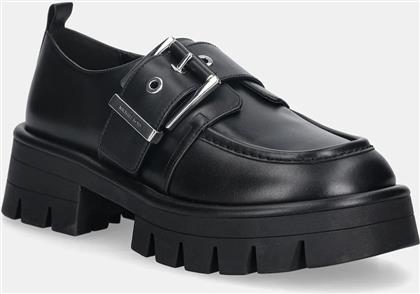 ΔΕΡΜΑΤΙΝΑ ΜΟΚΑΣΙΝΙΑ COLBY ΧΡΩΜΑ: ΜΑΥΡΟ, 40F4COFP1L.001 MICHAEL KORS
