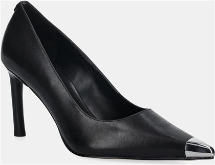 ΔΕΡΜΑΤΙΝΕΣ ΓΟΒΕΣ KASIA HIGH PUMP ΧΡΩΜΑ: ΜΑΥΡΟ, 40R6KAHP3L.001 MICHAEL KORS