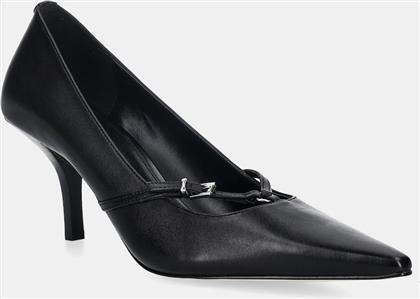 ΔΕΡΜΑΤΙΝΕΣ ΓΟΒΕΣ SELINA ΧΡΩΜΑ: ΜΑΥΡΟ, 40F5SLMP4L.001 MICHAEL KORS