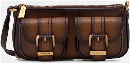 ΔΕΡΜΑΤΙΝΗ ΤΣΑΝΤΑ ΧΡΩΜΑ: ΚΑΦΕ, 32F5AZCU1O MICHAEL KORS