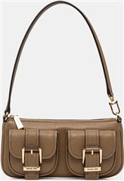ΔΕΡΜΑΤΙΝΗ ΤΣΑΝΤΑ ΧΡΩΜΑ: ΚΑΦΕ, 32S5GZCU1L MICHAEL KORS