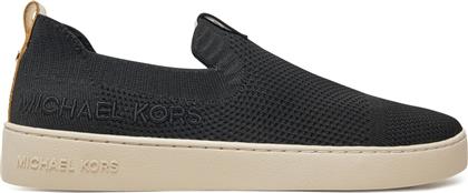 ΠΑΝΙΝΑ ΠΑΠΟΥΤΣΙΑ JUNO KNIT SLIP ON 43R5JUFPAD ΜΑΥΡΟ MICHAEL KORS