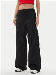 ΠΑΝΤΕΛΟΝΙ ΥΦΑΣΜΑΤΙΝΟ MT430O77LD ΜΑΥΡΟ WIDE LEG MICHAEL KORS