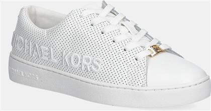 ΠΑΠΟΥΤΣΙΑ KEATON ΧΡΩΜΑ: ΑΣΠΡΟ, 43R5KEFS1L.085 MICHAEL KORS