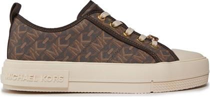 SNEAKERS EVY LACE UP 43H3EYFS1B ΚΑΦΕ MICHAEL KORS