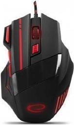 ESPERANZA EGM201R WIRED MOUSE FOR GAMERS 7D OPTICAL USB MX201 WOLF RED MICROSOFT