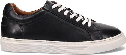 ΑΝΔΡΙΚΟ ΜΑΥΡΟ ΔΕΡΜΑΤΙΝΟ SNEAKER MIGATO