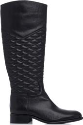 ΜΑΥΡΗ ΔΡΜΑΤΙΝΗ ΜΠΟΤΑ ΙΠΠΑΣΙΑΣ MIGATO