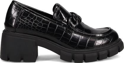 ΜΑΥΡΟ ΚΡΟΚΟ CHUNKY LOAFER MIGATO