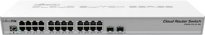 CRS326-24G-2S+RM NETWORK SWITCH MANAGED L2 WITH 24 GIGABIT ETHERNET PORTS (1 GBPS) AND 2 SFP PORTS MIKROTIK