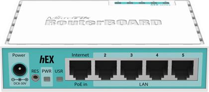 HEX (RB750GR3) ROUTER ΜΕ 5 ΘΥΡΕΣ GIGABIT ETHERNET MIKROTIK