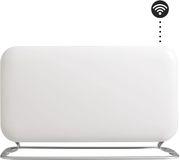 1500W PORTABLE CONVECTION HEATER LED DISPLAY STEEL FRONTS ALUMINUM FEET WIFI MILL