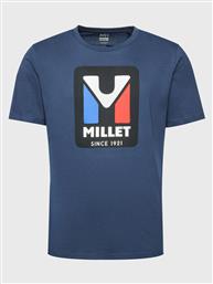 T-SHIRT HARITAGE TS SS M MIV9659 ΣΚΟΥΡΟ ΜΠΛΕ REGULAR FIT MILLET