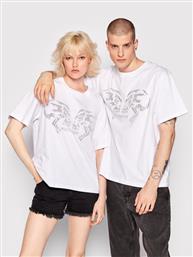 T-SHIRT UNISEX RAGE ΛΕΥΚΟ OVERSIZE MINDOUT