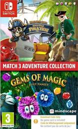MATCH 3 ADVENTURE COLLECTION (CODE IN A BOX) - NINTENDO SWITCH MINDSCAPE