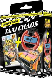 TAXI CHAOS (CODE IN A BOX) STEERING WHEEL BUNDLE - NINTENDO SWITCH MINDSCAPE