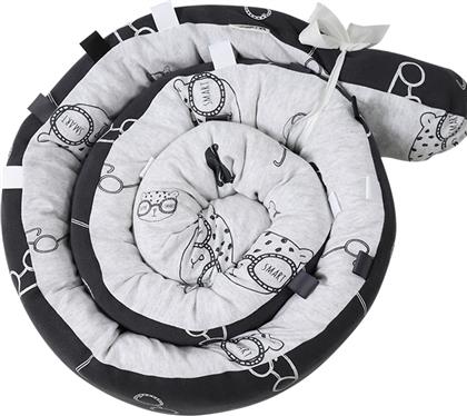 ΠΟΛΥΧΡΗΣΤΙΚΟ ΜΑΞΙΛΑΡΙ ΒΑΜΒΑΚΕΡΟ 240X12ΕΚ. SNUGGLY SNAKE GREY BEAR 18303004040OS (ΥΦΑΣΜΑ: ΒΑΜΒΑΚΙ 100%, ΧΡΩΜΑ: ΓΚΡΙ) - - 18303004040OS MINENE
