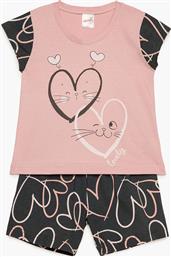 ΠΙΤΖΑΜΑ ΠΑΙΔΙΚΗ ΚΑΛΟΚΑΙΡΙΝΗ KIA LOVELY CATS 62202-371 PINK SILVER NO1 NO1 MINERVA
