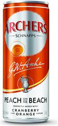 ΕΤΟΙΜΟ ΚΟΚΤΕΙΛ PEACH ON THE BEACH ARCHERS (250 ML) MINI CHIC