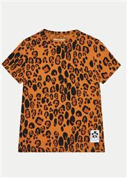 T-SHIRT BASIC LEOPARD 1000000213 ΚΑΦΕ REGULAR FIT MINI RODINI