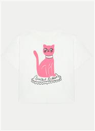 T-SHIRT CAT 2472012210 ΛΕΥΚΟ REGULAR FIT MINI RODINI