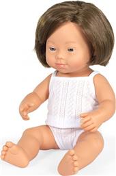 ΚΟΥΚΛΑ MINILAND EUROPEAN GIRL DOWN SYNDROME 38CM ΜΕ ΕΣΩΡΟΥΧΑ MINILAND DOLLS