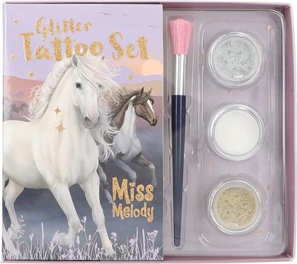 MISS MELODY GLITTER ΣΕΤ ΤΑΤΟΥΑΖ NIGHT HORSES (D12657)